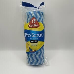 O Cedar Pro Scrub 10” Roller Mop Refill Sponge New Sealed